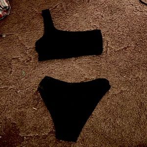 a bathing suit that was worn once